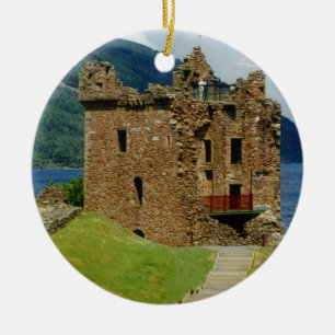 Urquhart Castle - Scottish castles collection Ceramic Ornament