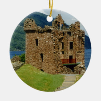 Urquhart Castle - Scottish castles collection Ceramic Ornament