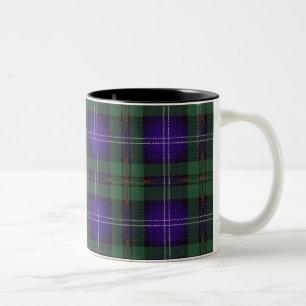 Urquhart clan Plaid Scottish tartan Two-Tone Coffee Mug