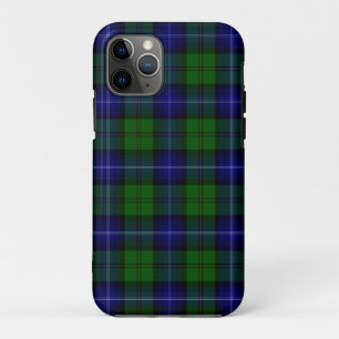 Urquhart tartan blue green plaid iPhone 11 pro case