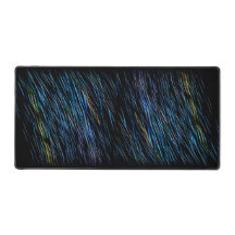 urquoise Blue Light Painting 1 Desk Mat