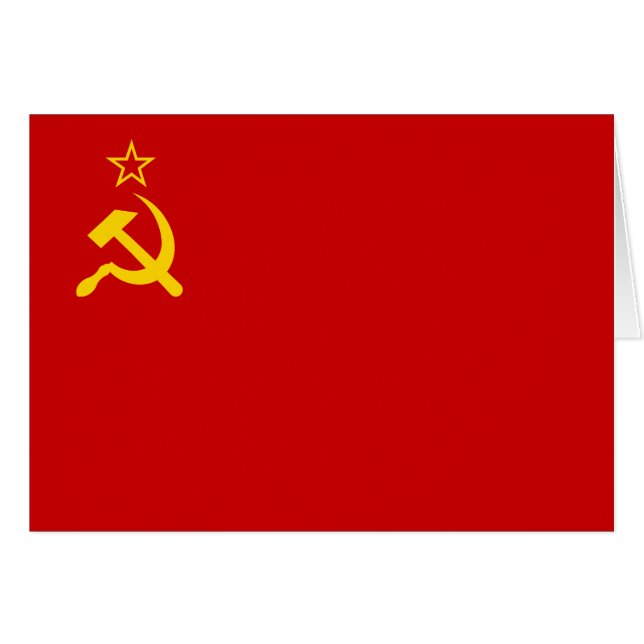 URSS Union soviétique Drapeau faucon communiste fa (Devant horizontal)