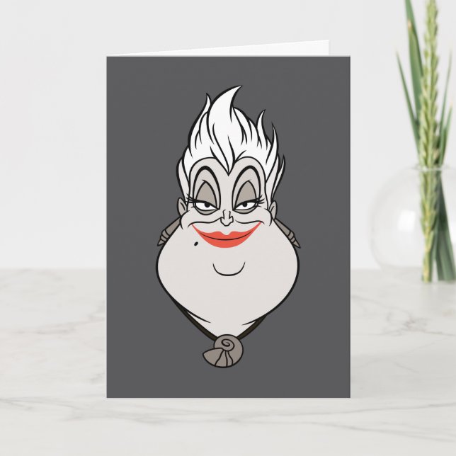 Ursula | A Wicked Face Card (Front)