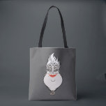Ursula | A Wicked Face Tote Bag<br><div class="desc">Check out this design featuring the villain Ursula from The Little Mermaid with an villainous smile.</div>