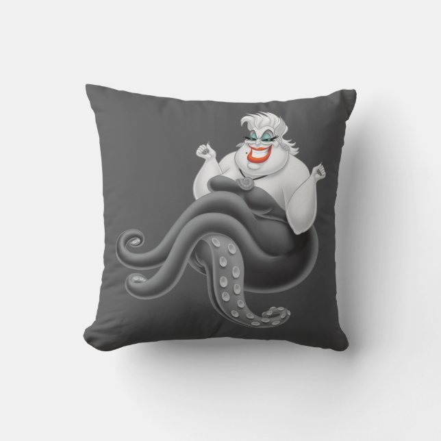 Ursula | An Evil Pose Throw Pillow (Front)