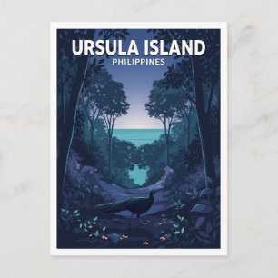 Ursula Island Wildlife Sanctuary Rizal Philippines Postcard