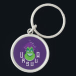 Ursula Logo Keychain<br><div class="desc">This design features the face of Ursula the evil force in the Disney animated feature The Little Mermaid.</div>