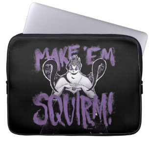 Ursula   Make 'Em Squirm Laptop Sleeve