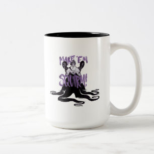 Ursula Make 'Em Squirm Two-Tone Coffee Mug
