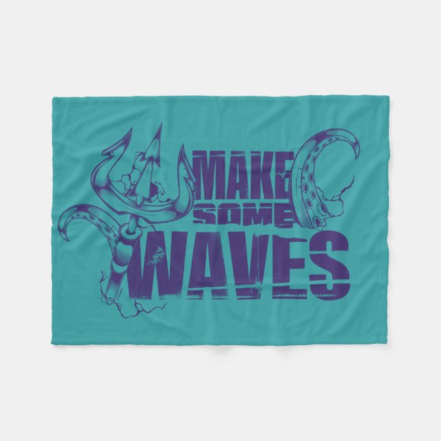 Ursula | Make Some Waves Fleece Blanket (Front (Horizontal))