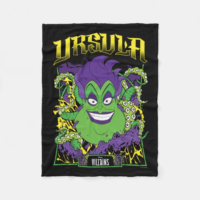 Ursula | Neon Design Fleece Blanket (Front)