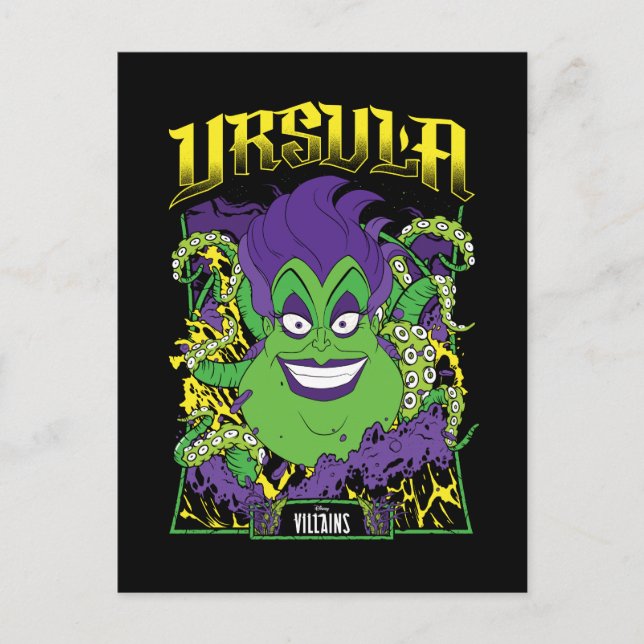 Ursula | Neon Design Postcard (Front)