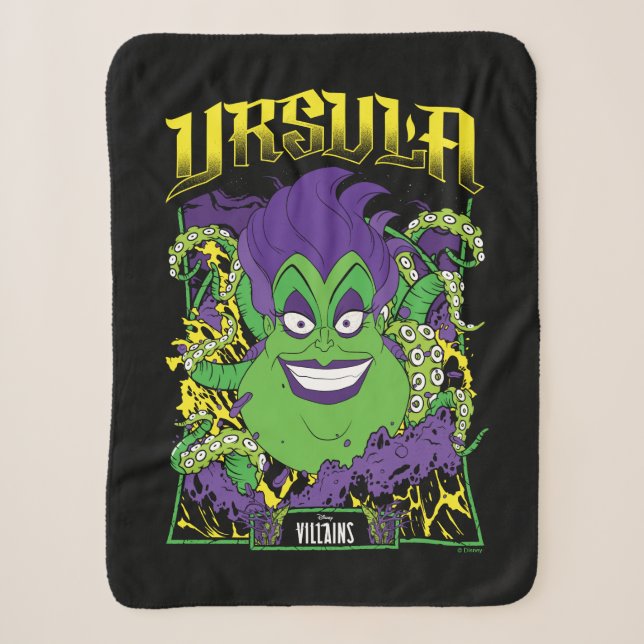 Ursula | Neon Design Sherpa Blanket (Front)