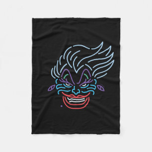 Ursula   Neon Face Fleece Blanket