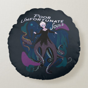 Ursula Poor Unfortunate Souls Round Pillow