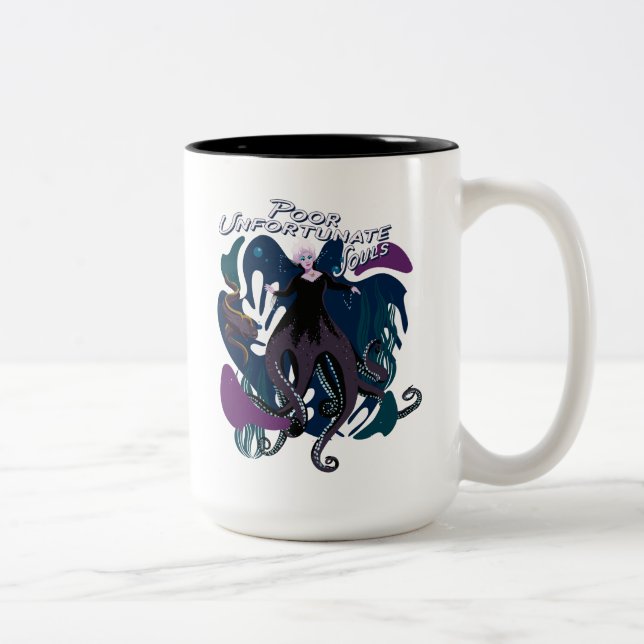 Ursula Poor Unfortunate Souls Two-Tone Coffee Mug (Right)