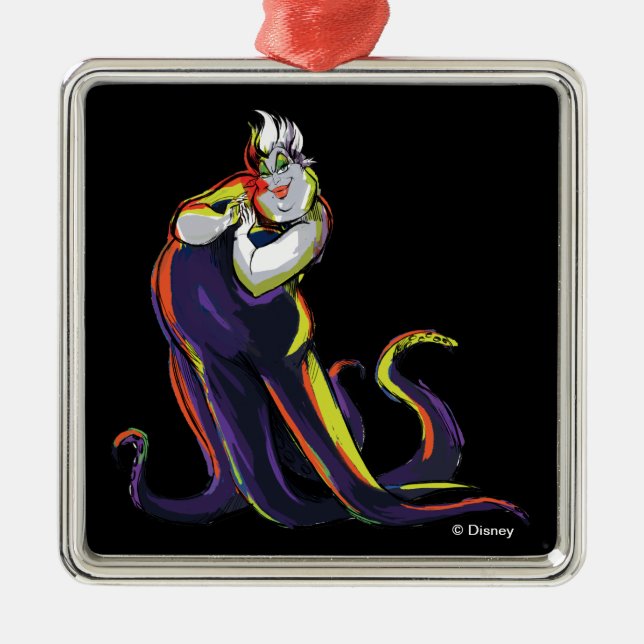 Ursula | Pretty Pose Metal Ornament (Front)