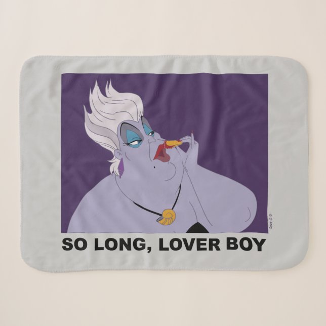Ursula | So Long, Lover Boy Sherpa Blanket (Front (Horizontal))