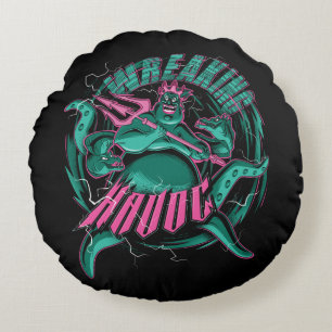 Ursula Wreaking Havoc Round Pillow