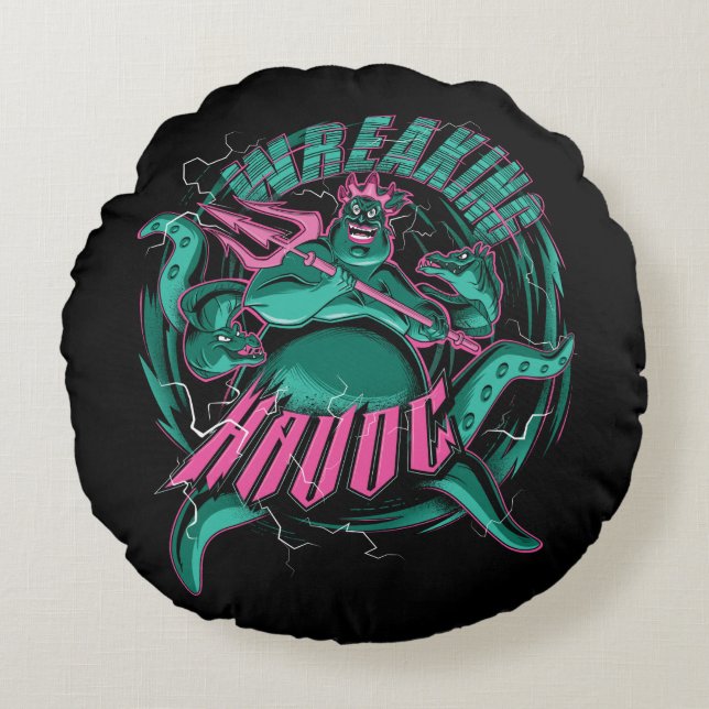 Ursula | Wreaking Havoc Round Pillow (Front)