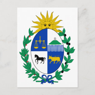 Uruguay Carte postale Armoiries