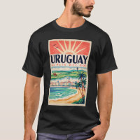 Uruguay Culture Illustration Travel Art Vintage