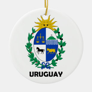 URUGUAY - emblem / flag / coat of arms / symbol Ceramic Ornament