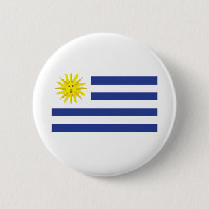 Uruguay Flag 2 Inch Round Button
