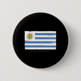Uruguay Flag 2 Inch Round Button