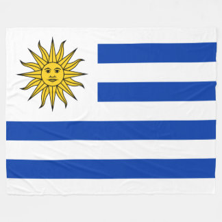Uruguay flag Banda Oriental Fleece Blanket