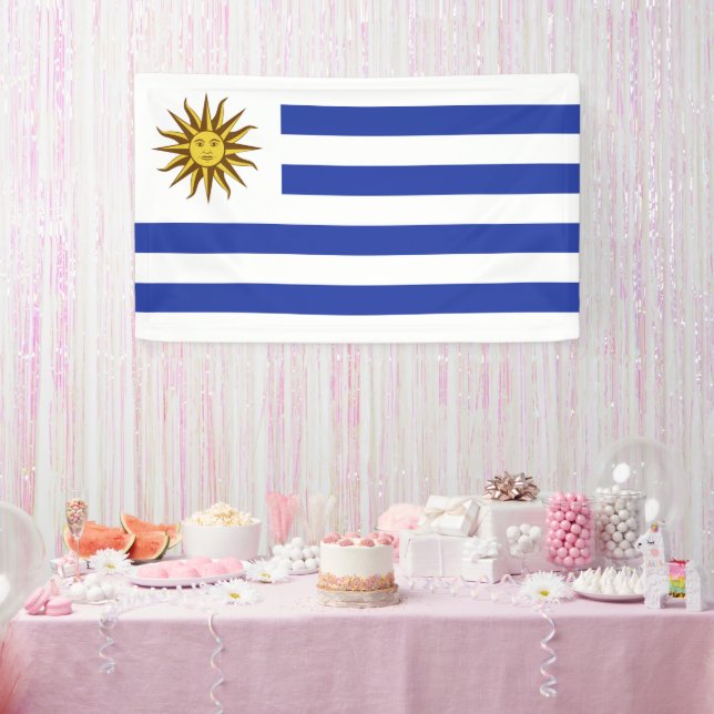 Uruguay flag banner (Party)