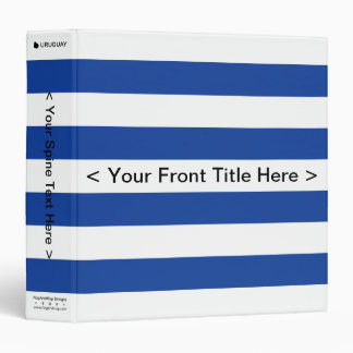 Uruguay Flag Binder