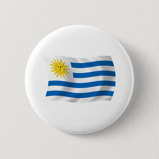 Uruguay Flag Button (Front)