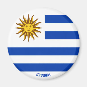 Uruguay Flag Charming Patriotic Magnet