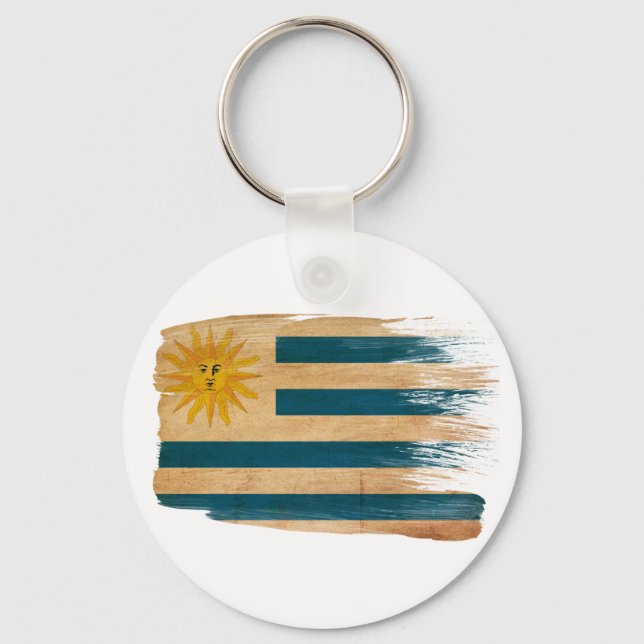 Uruguay Flag Keychain (Front)
