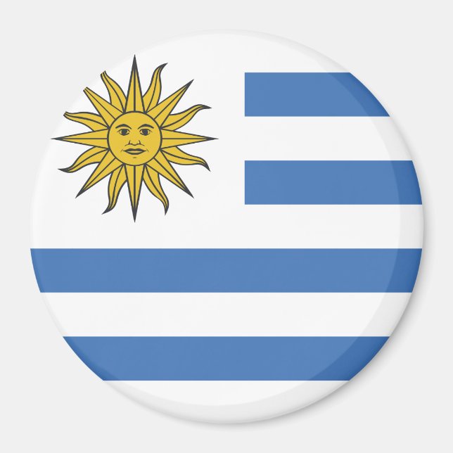 Uruguay Flag Magnet (Front)