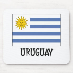 Uruguay Flag Mouse Pad