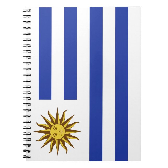 Uruguay flag notebook (Front)
