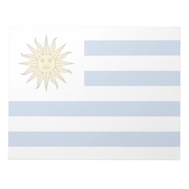 Uruguay Flag Notepad (Front)