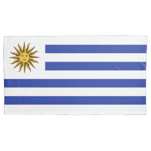 Uruguay flag pillowcase