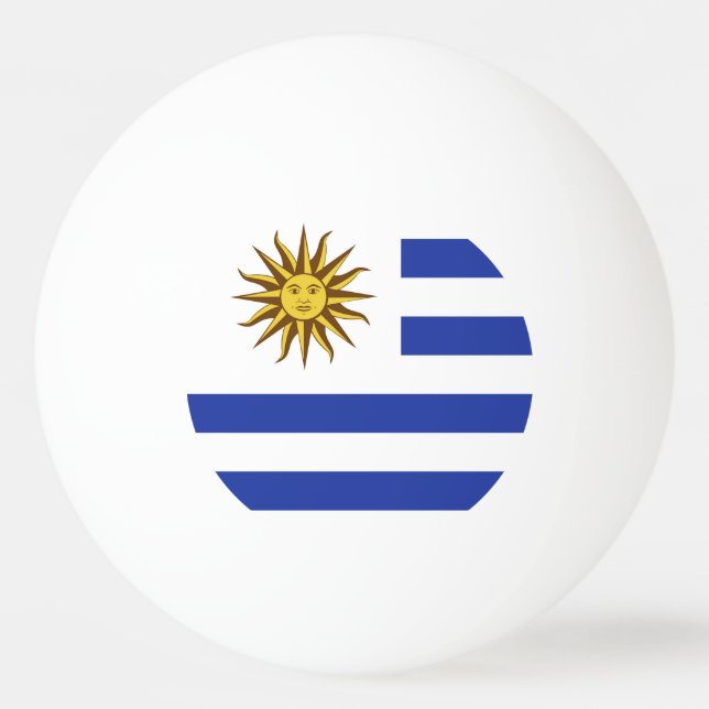 Uruguay flag ping pong ball (Front)