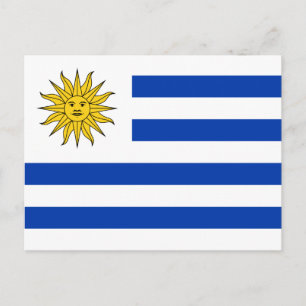 Uruguay Flag Postcard