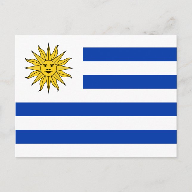 Uruguay Flag Postcard (Front)