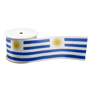 Uruguay Flag ribbon, Uruguay patriots /sports Satin Ribbon