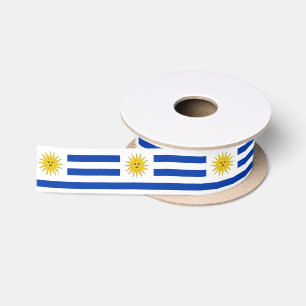 Uruguay Flag Satin Ribbon