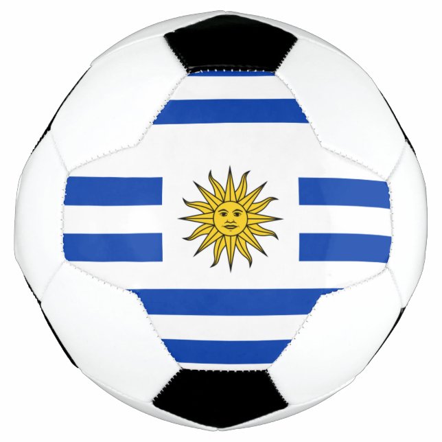 uruguay flag soccer ball (Front)