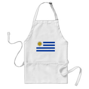 Uruguay flag standard apron