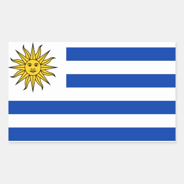 Uruguay* Flag Sticker (Front)