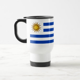 Uruguay Flag Travel Mug