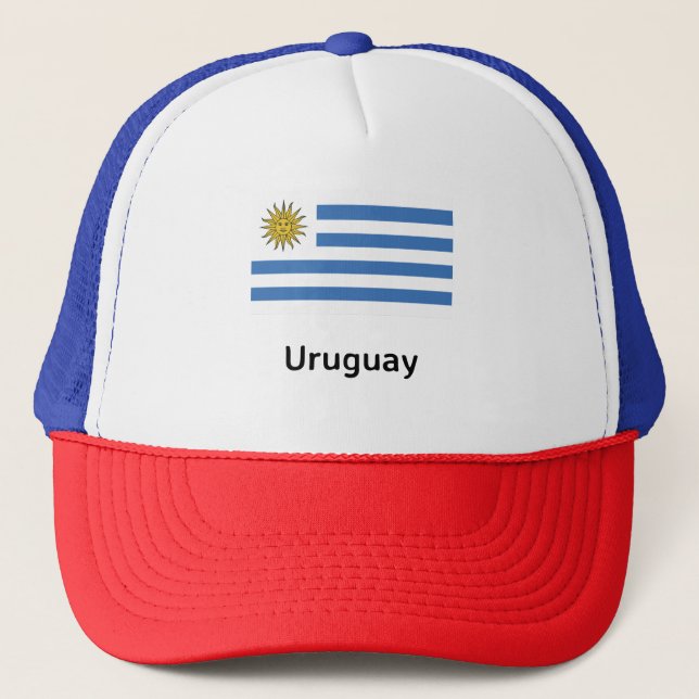 Uruguay Flag Trucker Hat (Front)